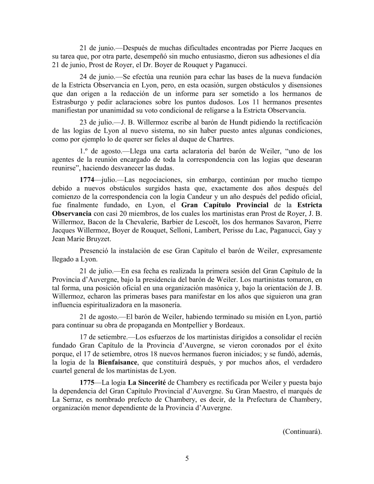 La Iniciación · Año IV, Nº 36 · April 1945, page 5
