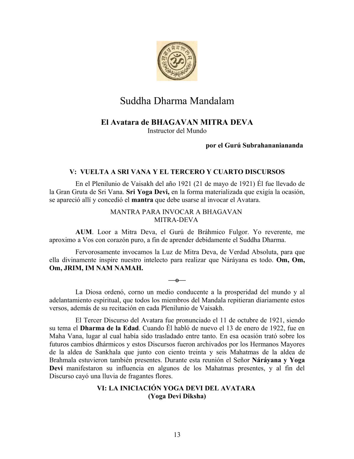 La Iniciación · Año IV, Nº 36 · April 1945, page 13