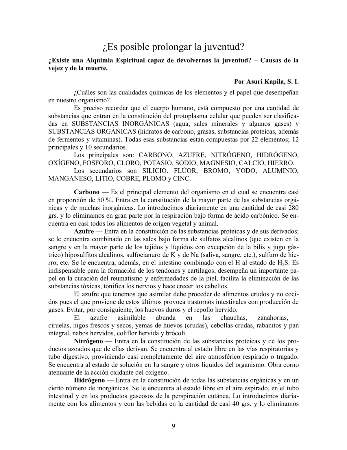 La Iniciación · Año IV, Nº 37 · May 1945, page 9