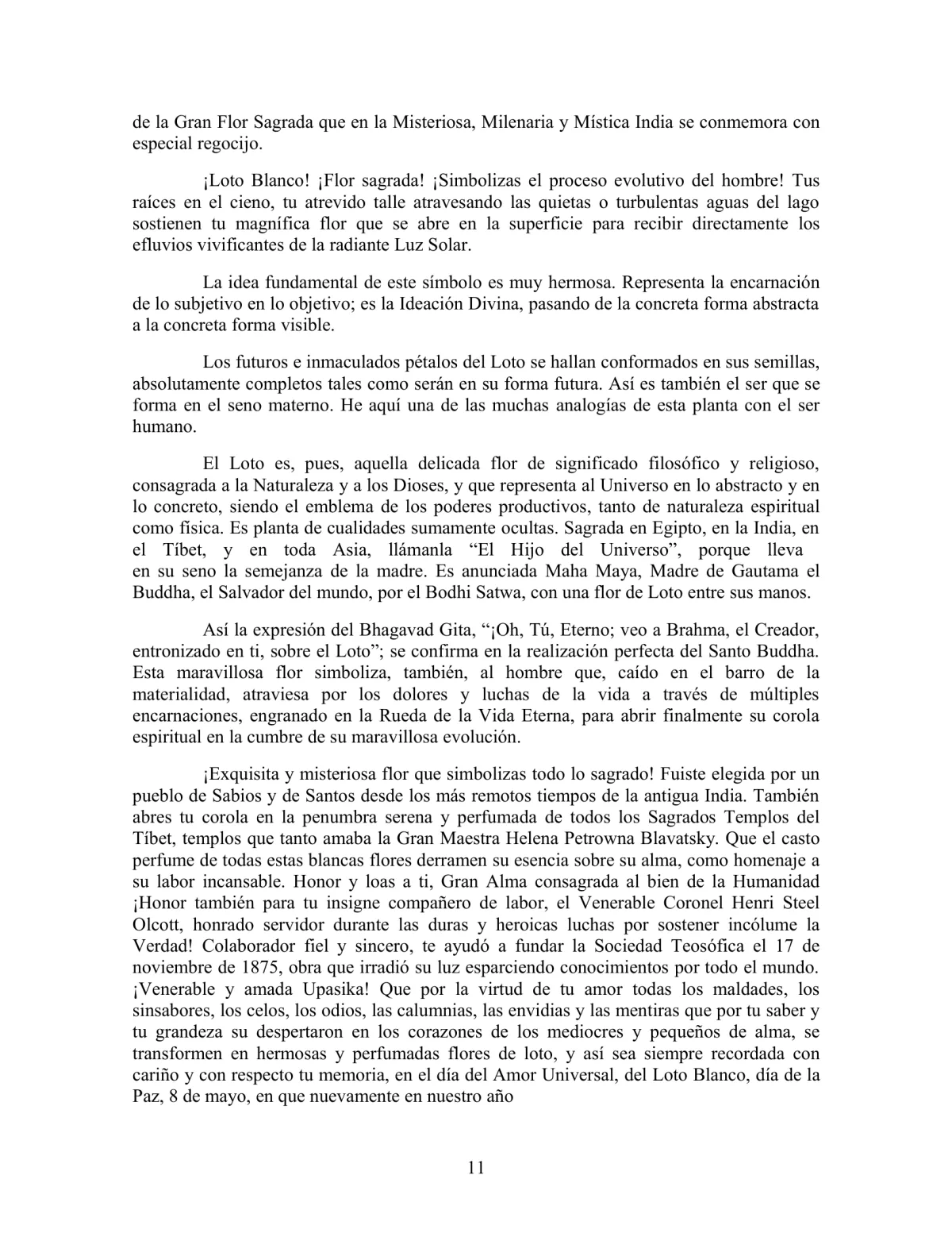La Iniciación · Año IV, Nº 38 · June 1945, page 11