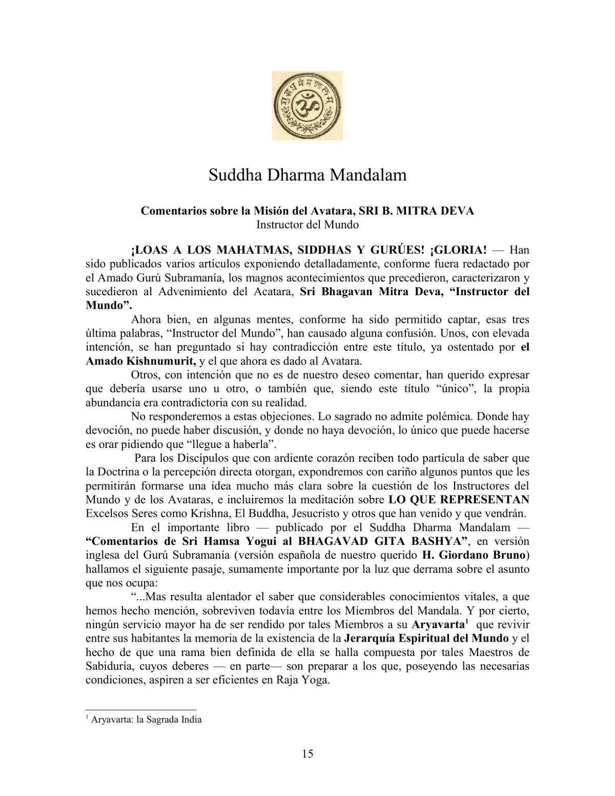 La Iniciación · Año IV, Nº 38 · June 1945, page 15