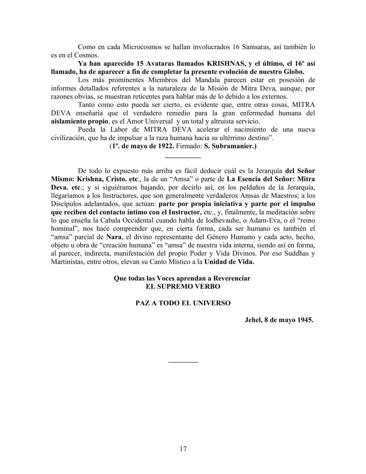 La Iniciación · Año IV, Nº 38 · June 1945, page 17
