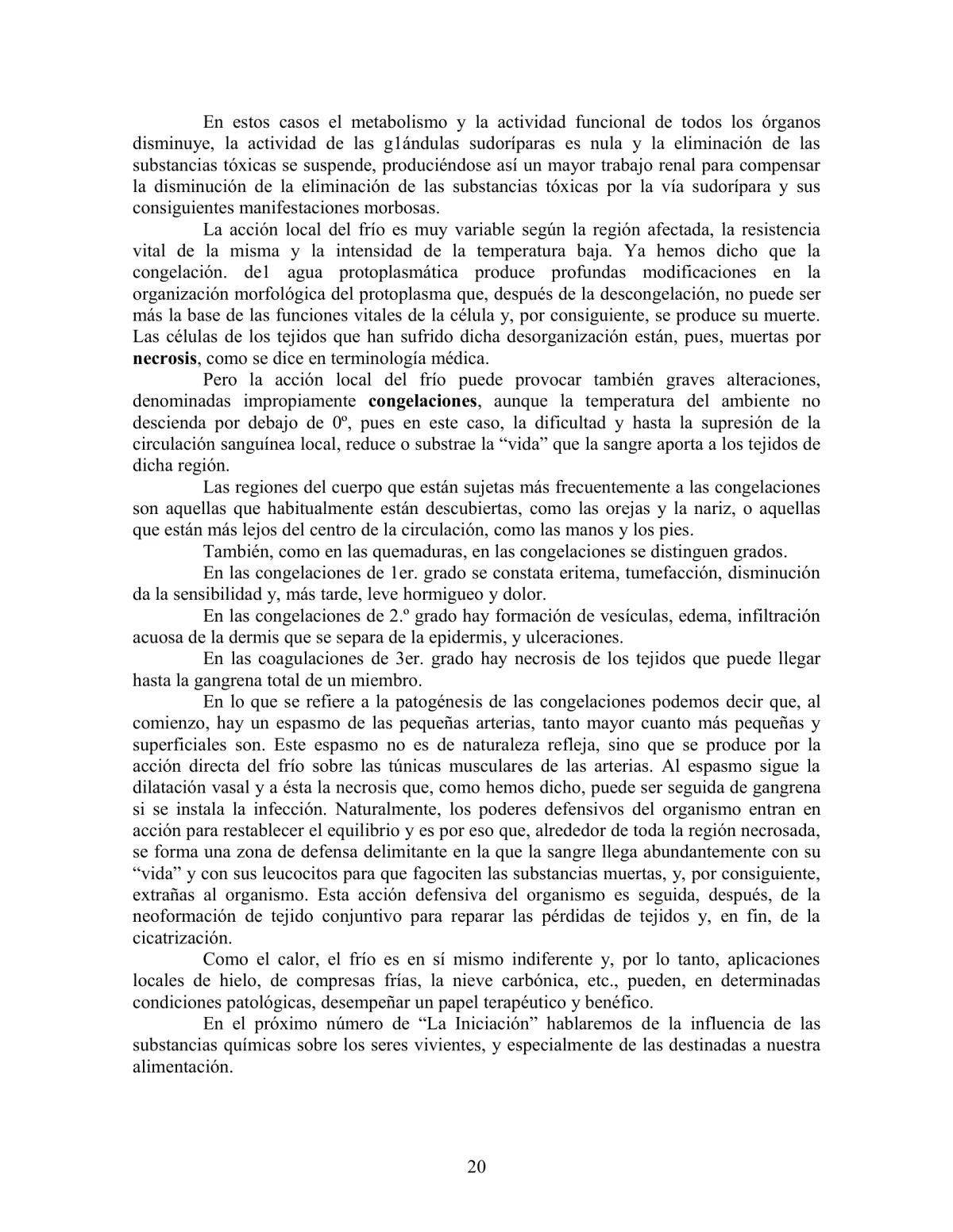La Iniciación · Año IV, Nº 38 · June 1945, page 20