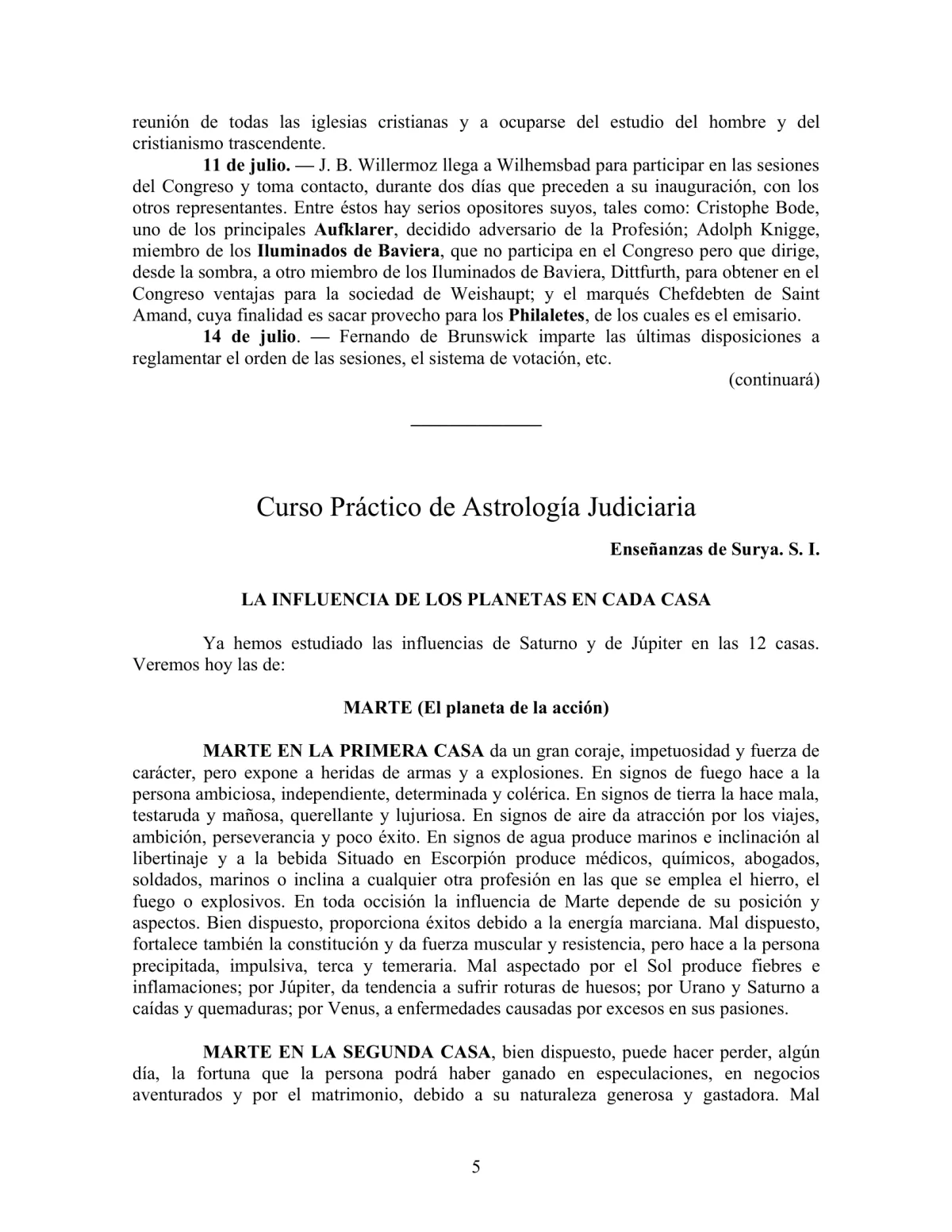 La Iniciación · Año IV, Nº 41 · September 1945, page 5