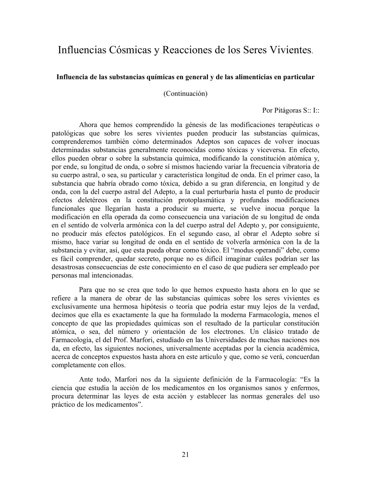 La Iniciación · Año IV, Nº 41 · September 1945, page 21