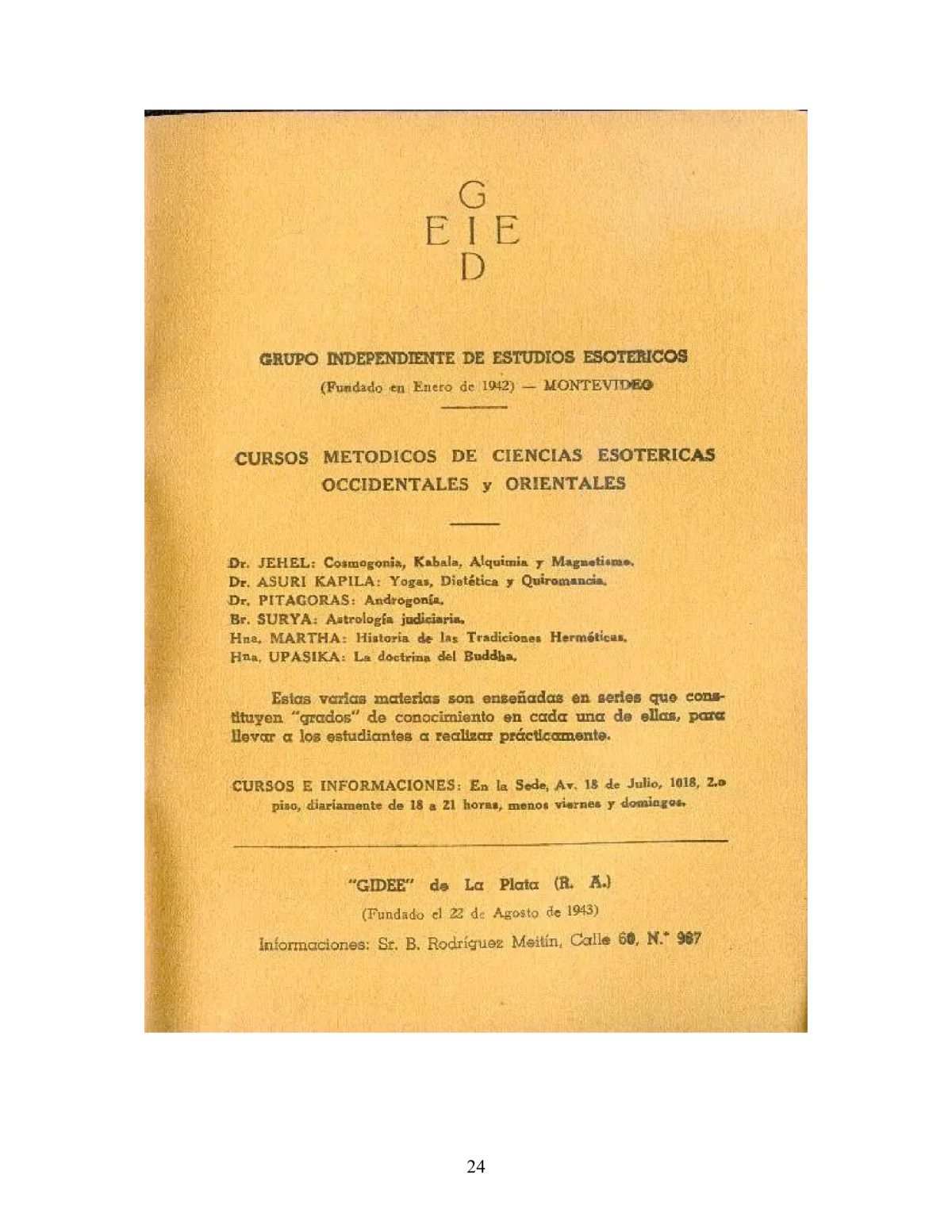 La Iniciación · Año IV, Nº 41 · September 1945, page 24