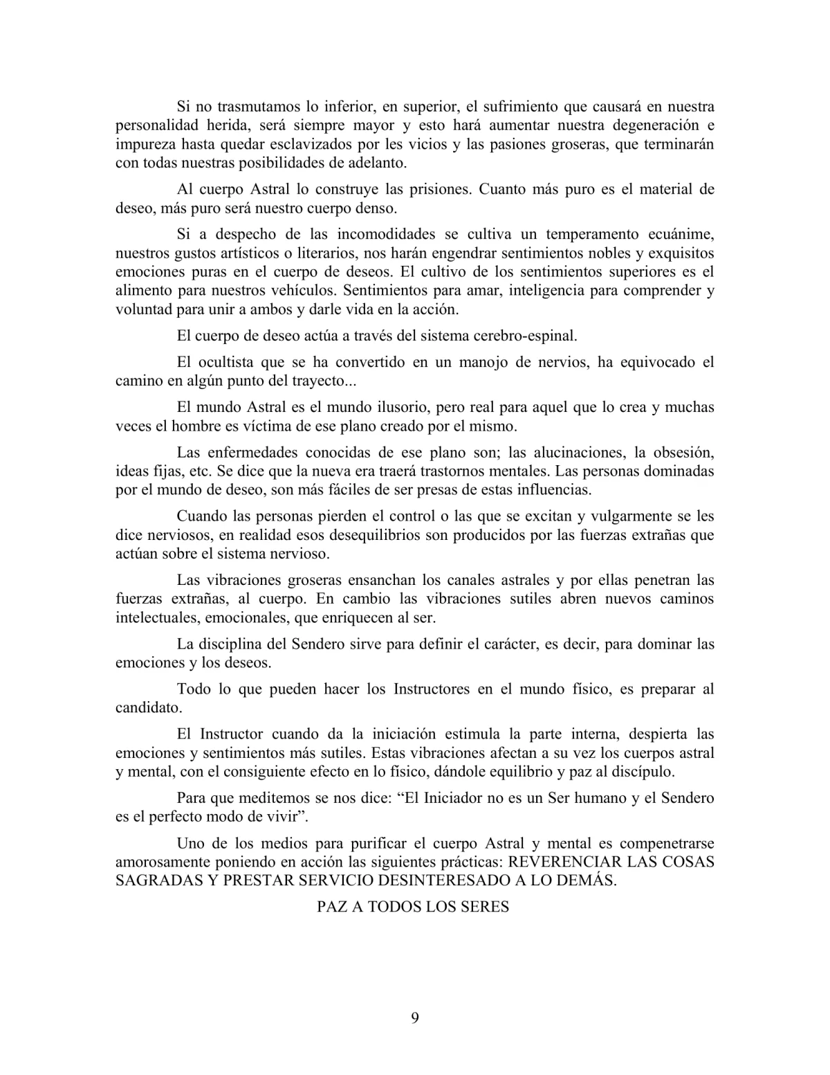 La Iniciación · Año IV, Nº 42 · October 1945, page 9