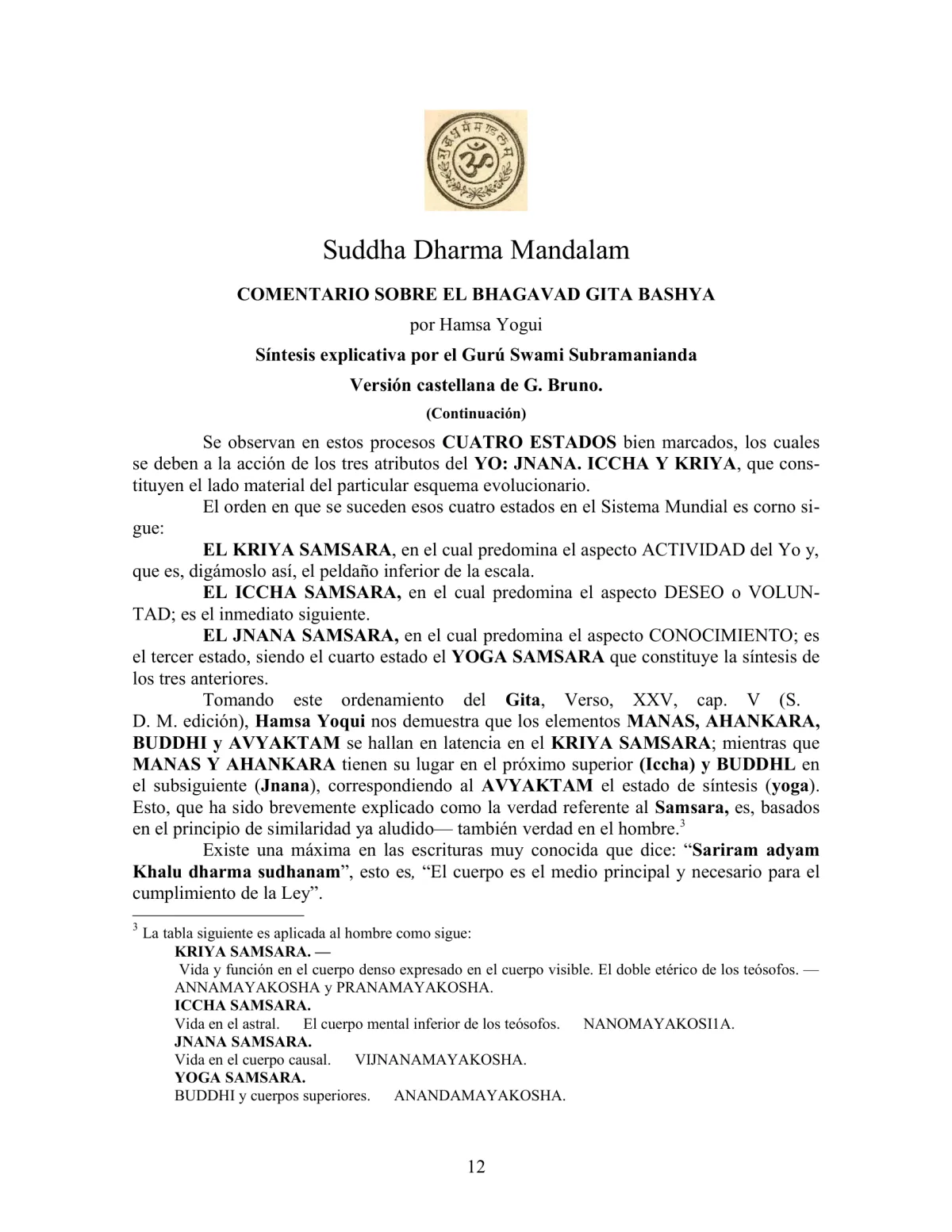 La Iniciación · Año V, Nº 45 · January 1946, page 12