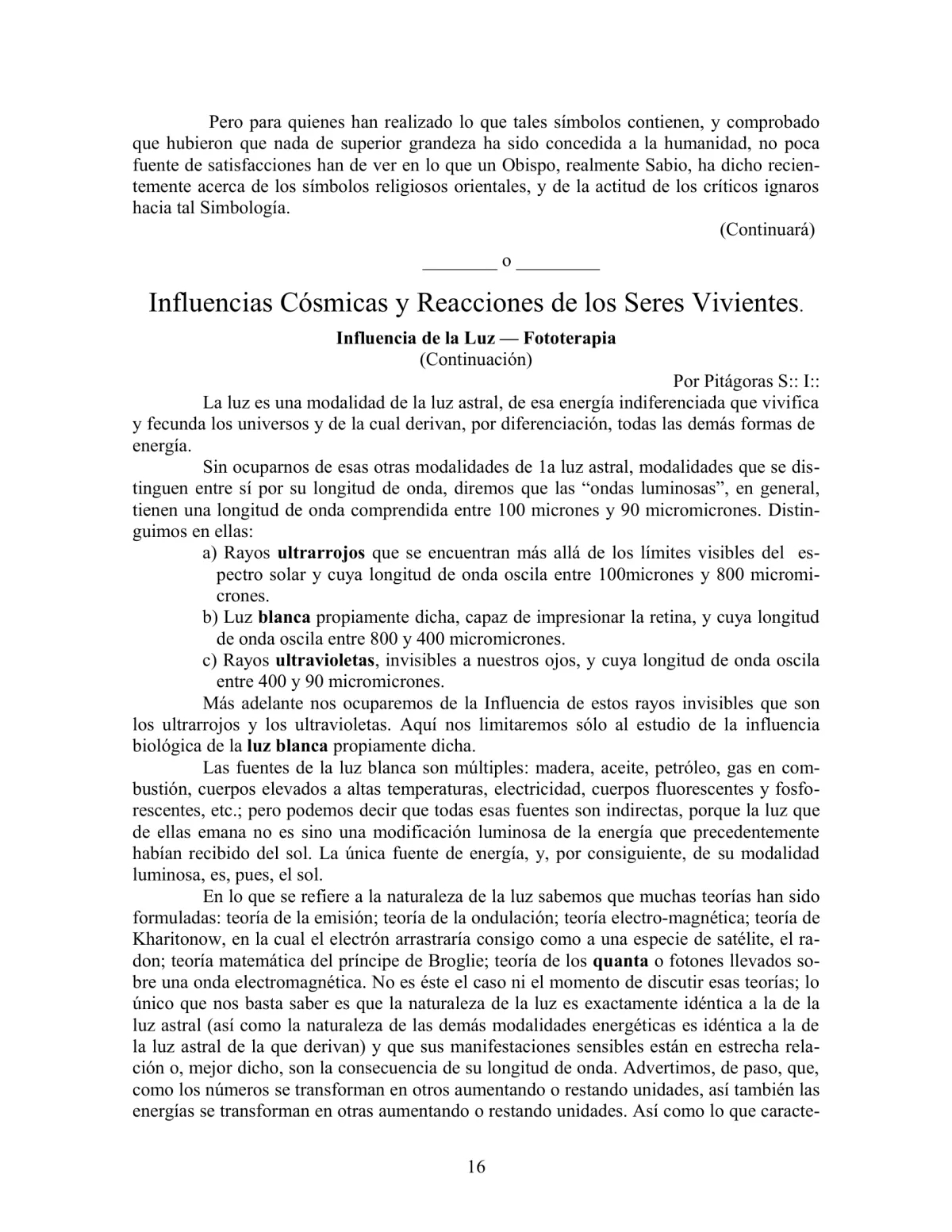 La Iniciación · Año V, Nº 45 · January 1946, page 16