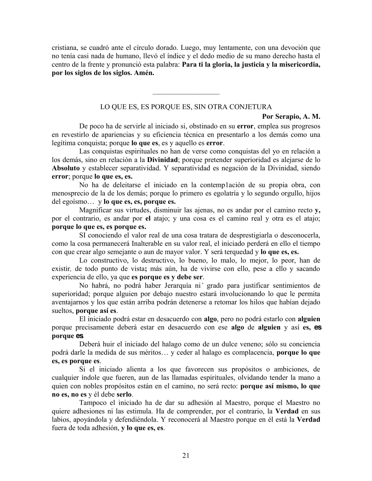 La Iniciación · Año V, Nº 45 · January 1946, page 21