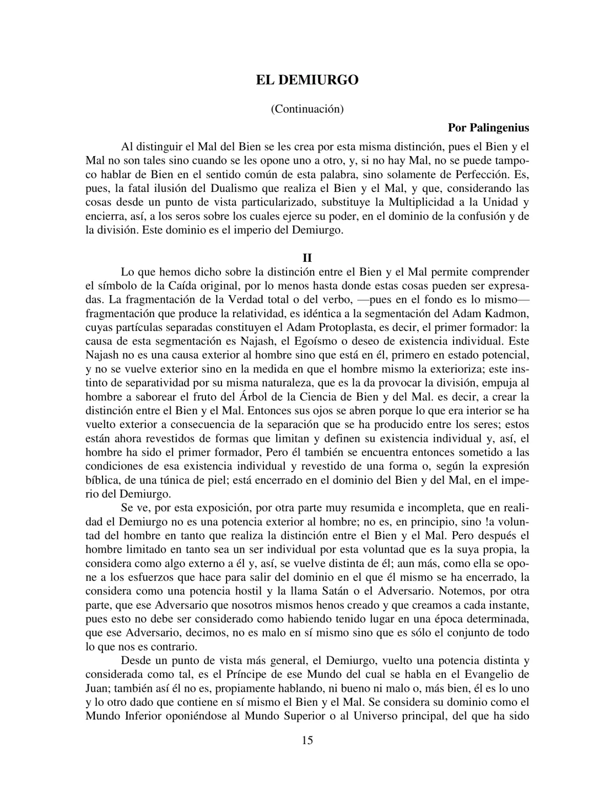 La Iniciación · Año V, Nº 47 · March 1946, page 15