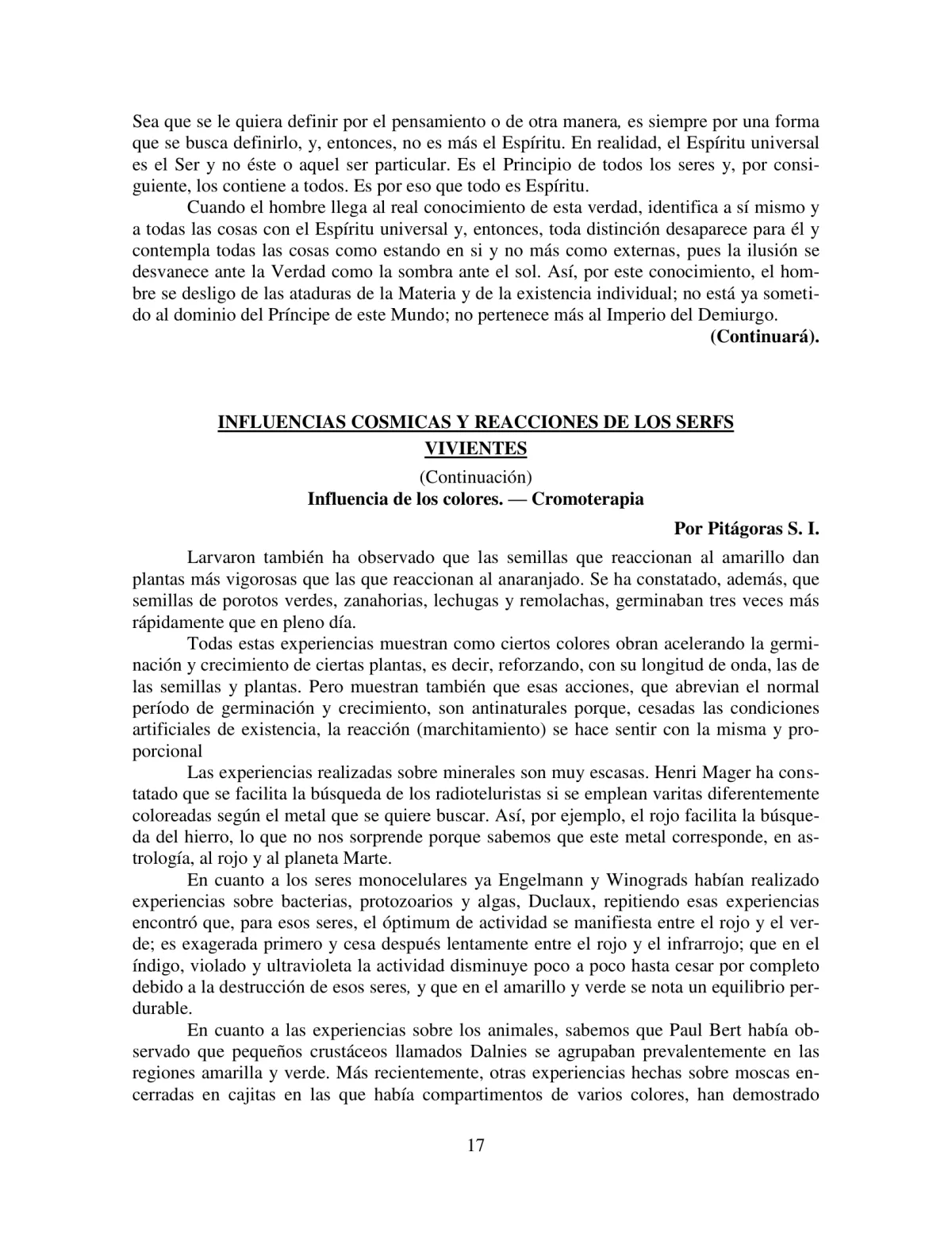 La Iniciación · Año V, Nº 47 · March 1946, page 17