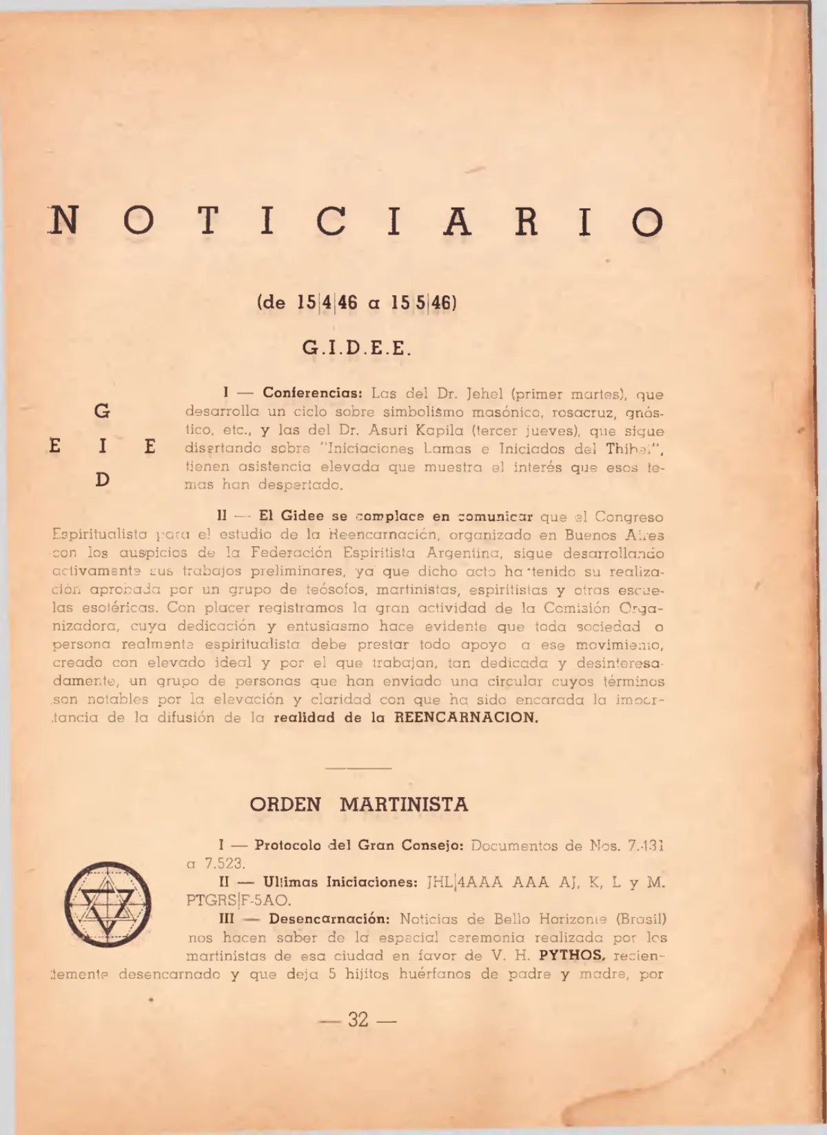 La Iniciación · Año V, Nº 50 · June 1946, page 35