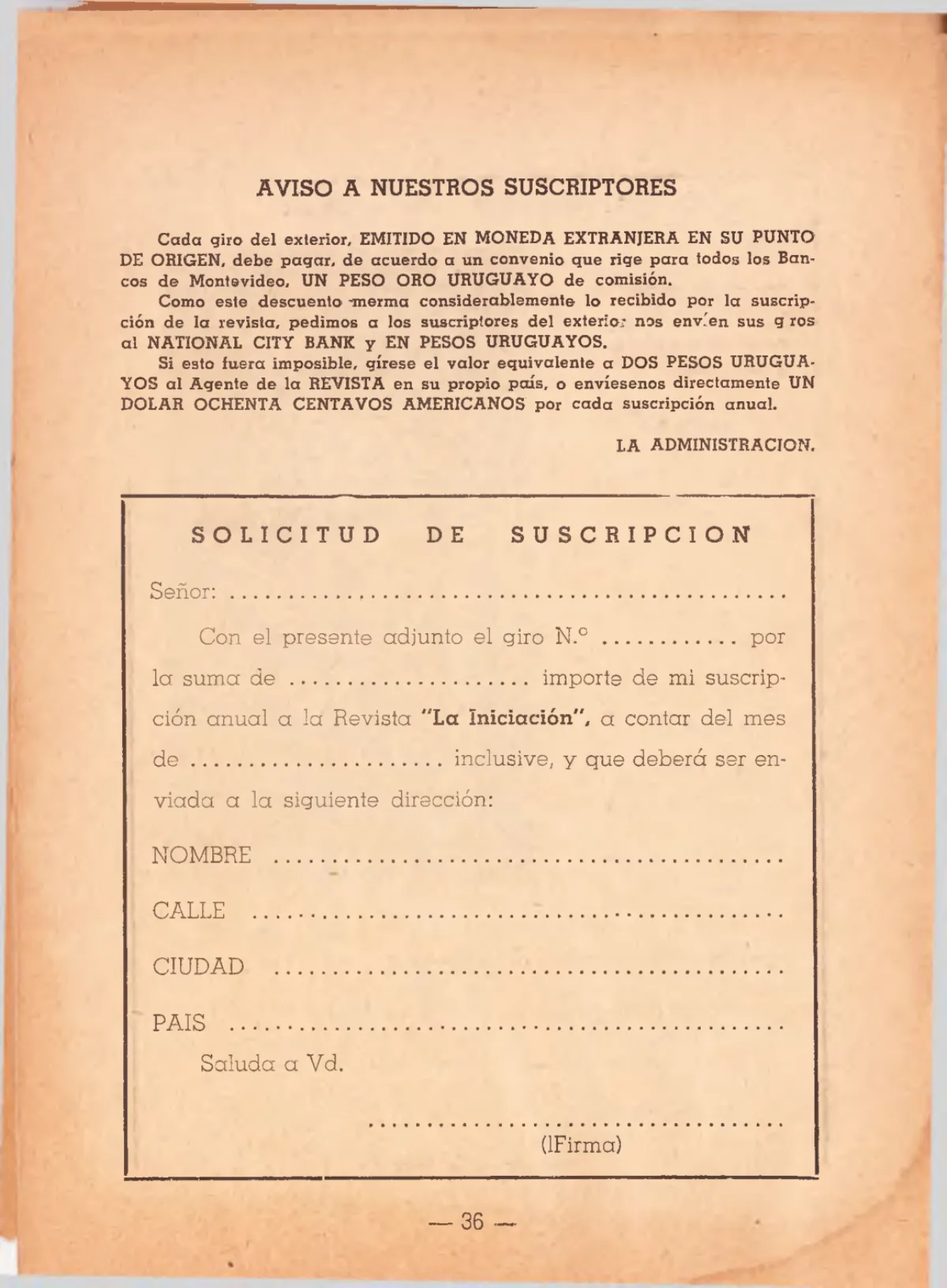 La Iniciación · Año V, Nº 50 · June 1946, page 39