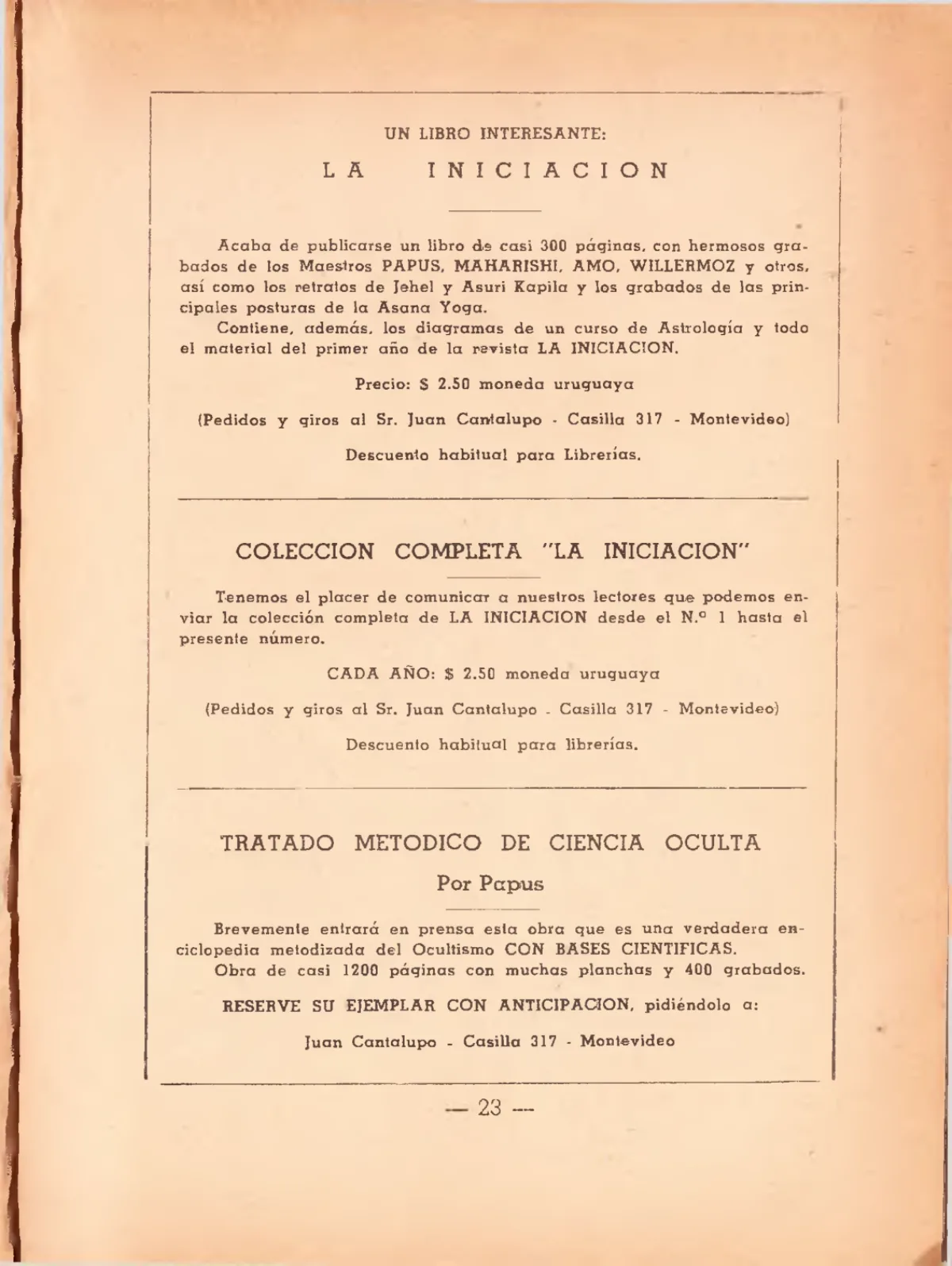 La Iniciación · Año VI, Nº 58 · February 1947, page 26
