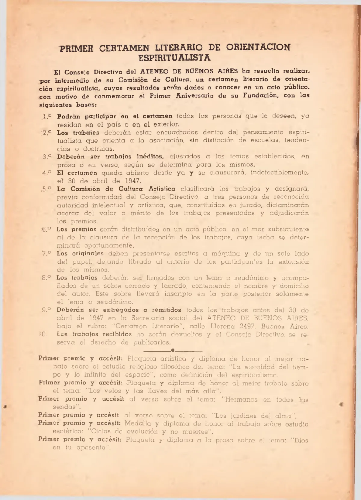 La Iniciación · Año VI, Nº 58 · February 1947, page 37
