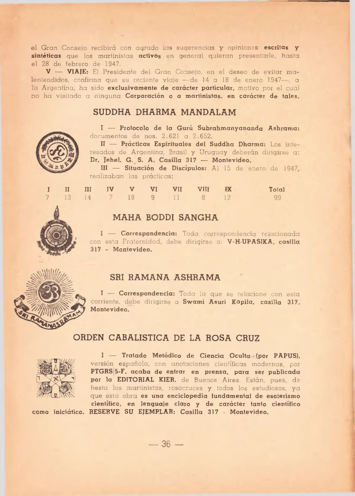 La Iniciación · Año VI, Nº 58 · February 1947, page 39