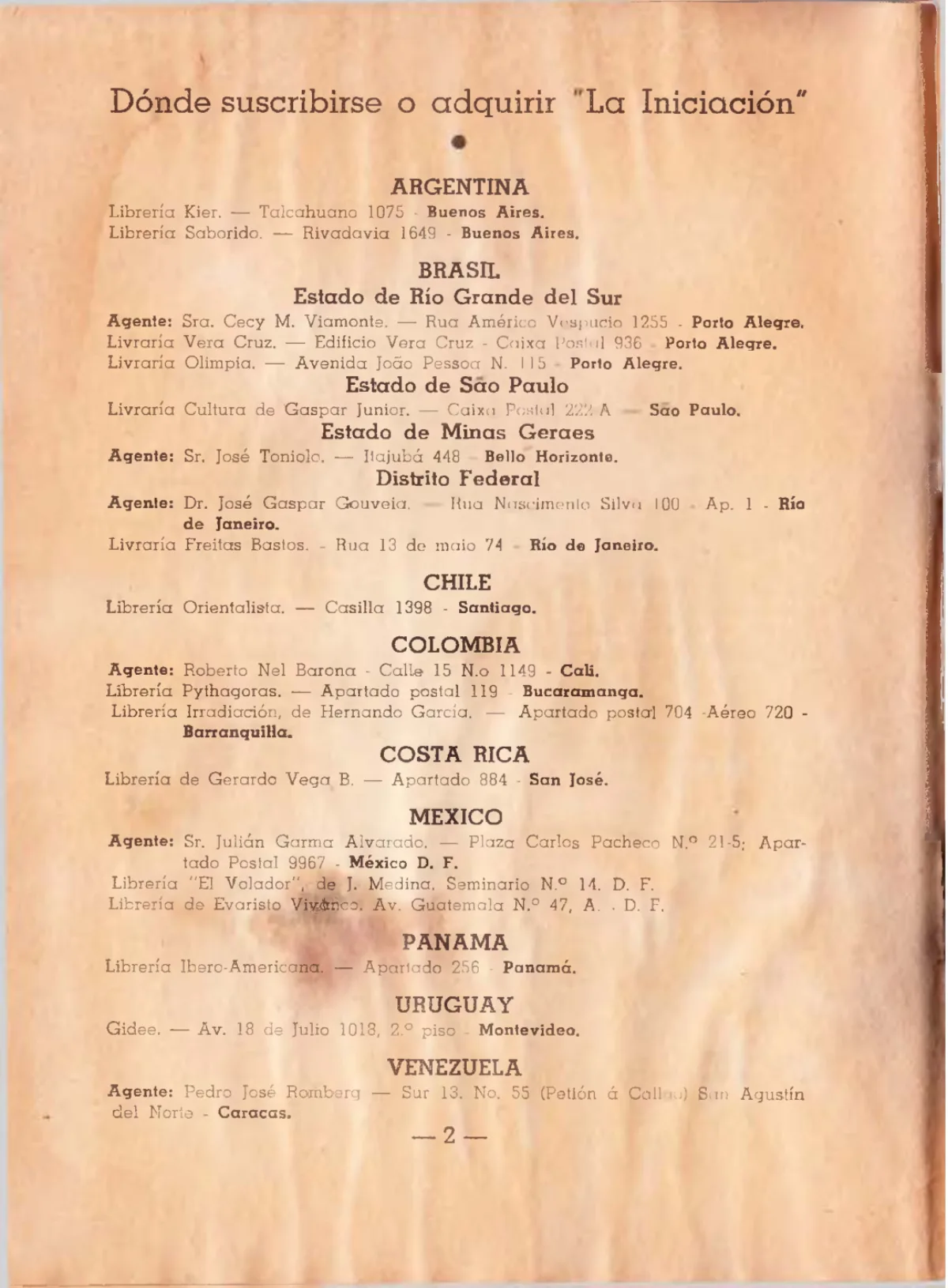 La Iniciación · Año VI, Nº 62 · June 1947, page 3