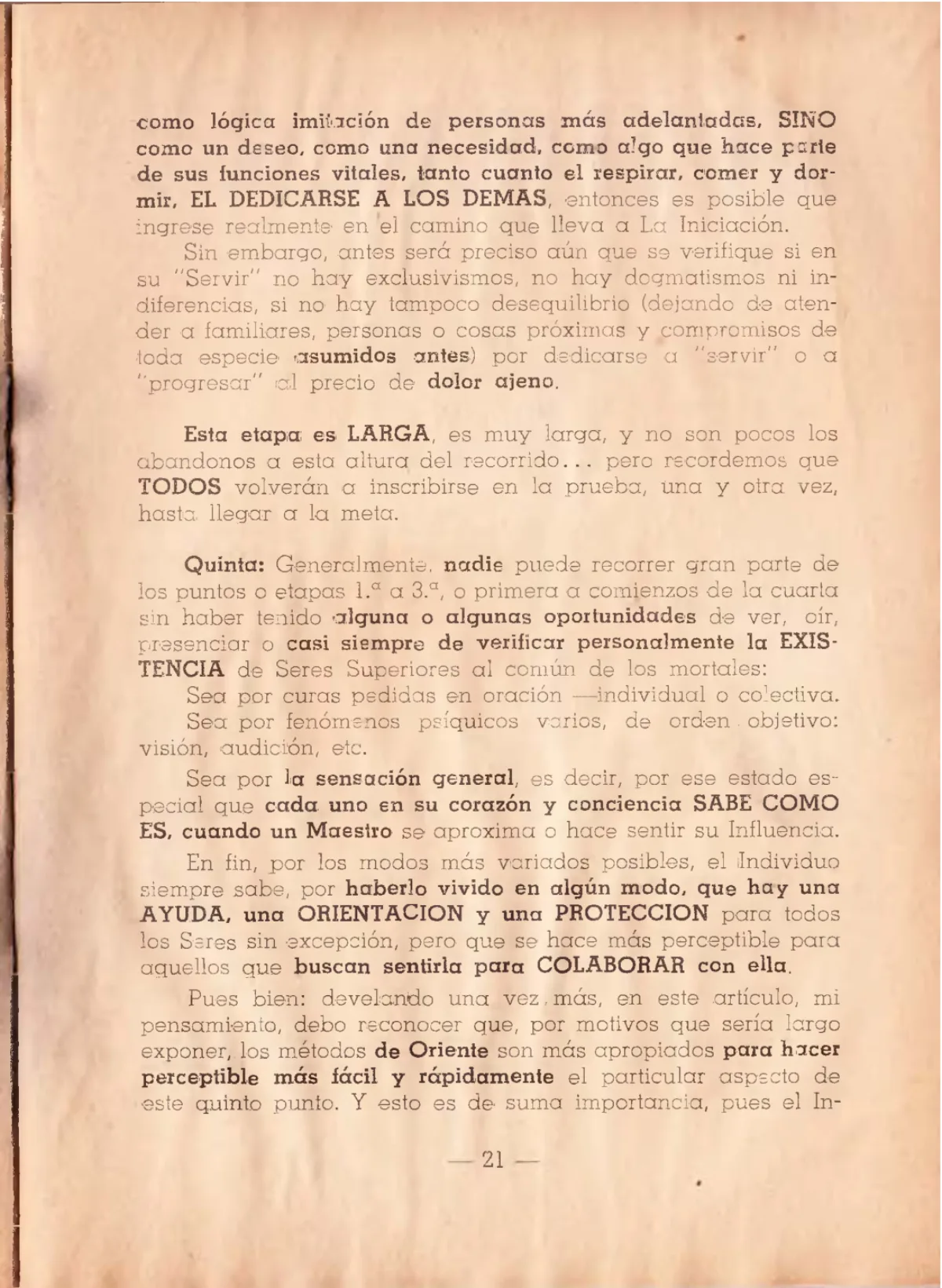 La Iniciación · Año VI, Nº 62 · June 1947, page 22