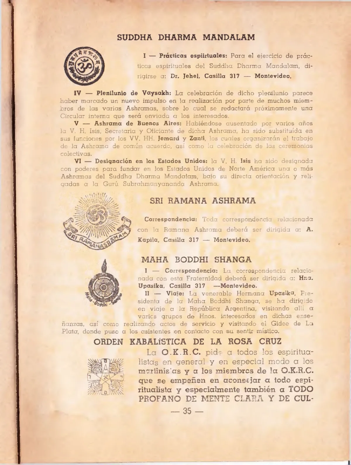 La Iniciación · Año VI, Nº 63 · July 1947, page 36
