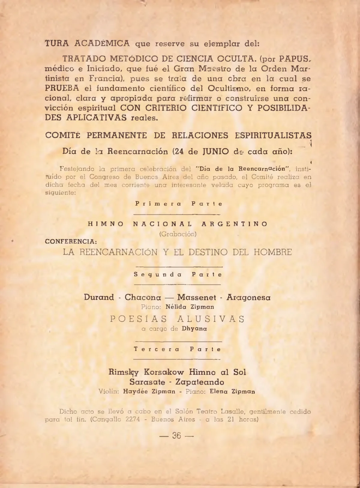 La Iniciación · Año VI, Nº 63 · July 1947, page 37