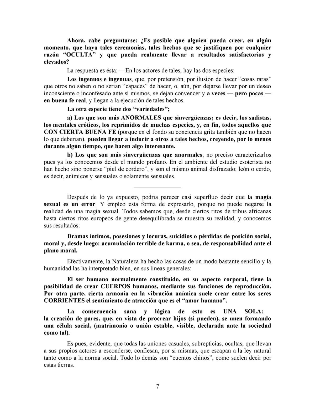 La Iniciación · Año VI, Nº 68 · December 1947, page 7
