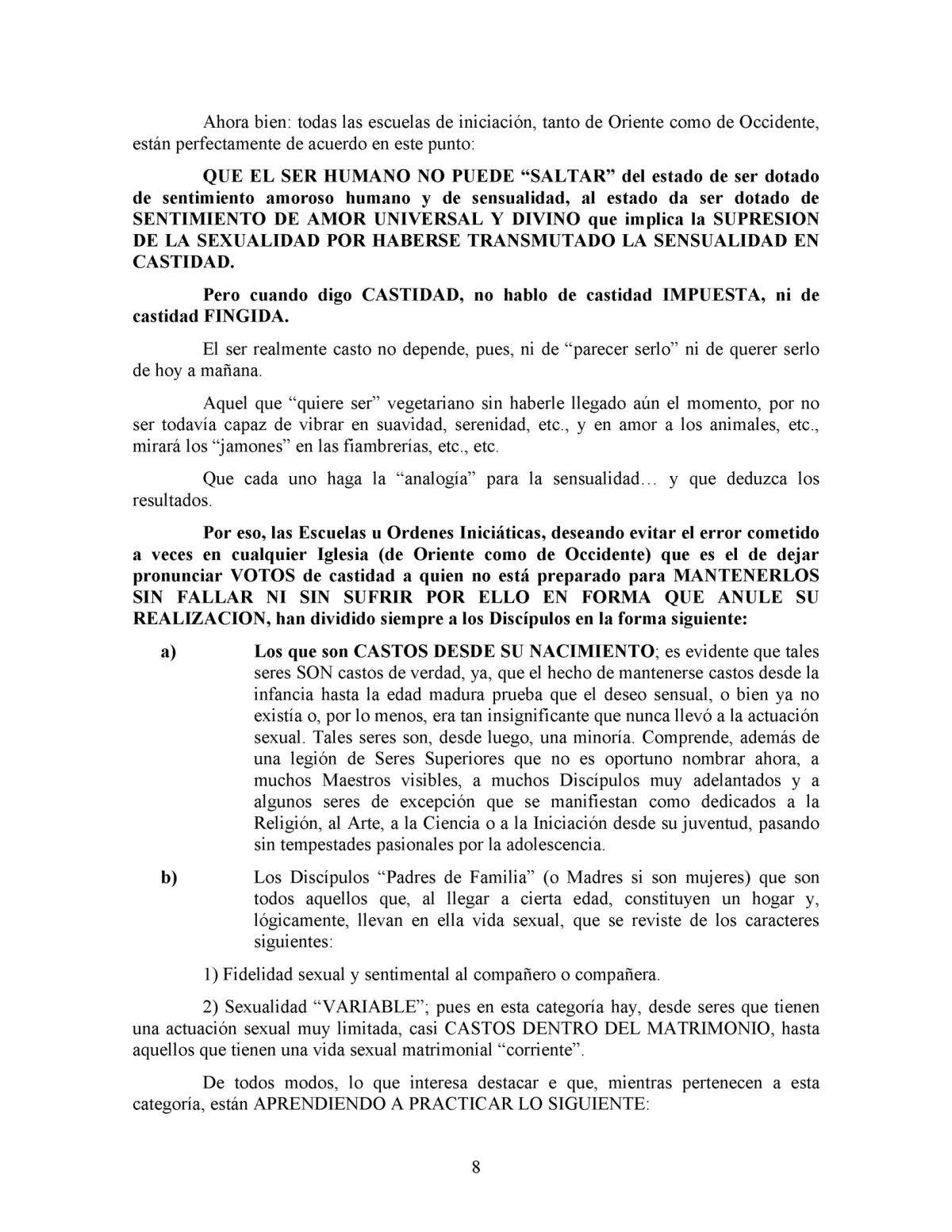 La Iniciación · Año VI, Nº 68 · December 1947, page 8