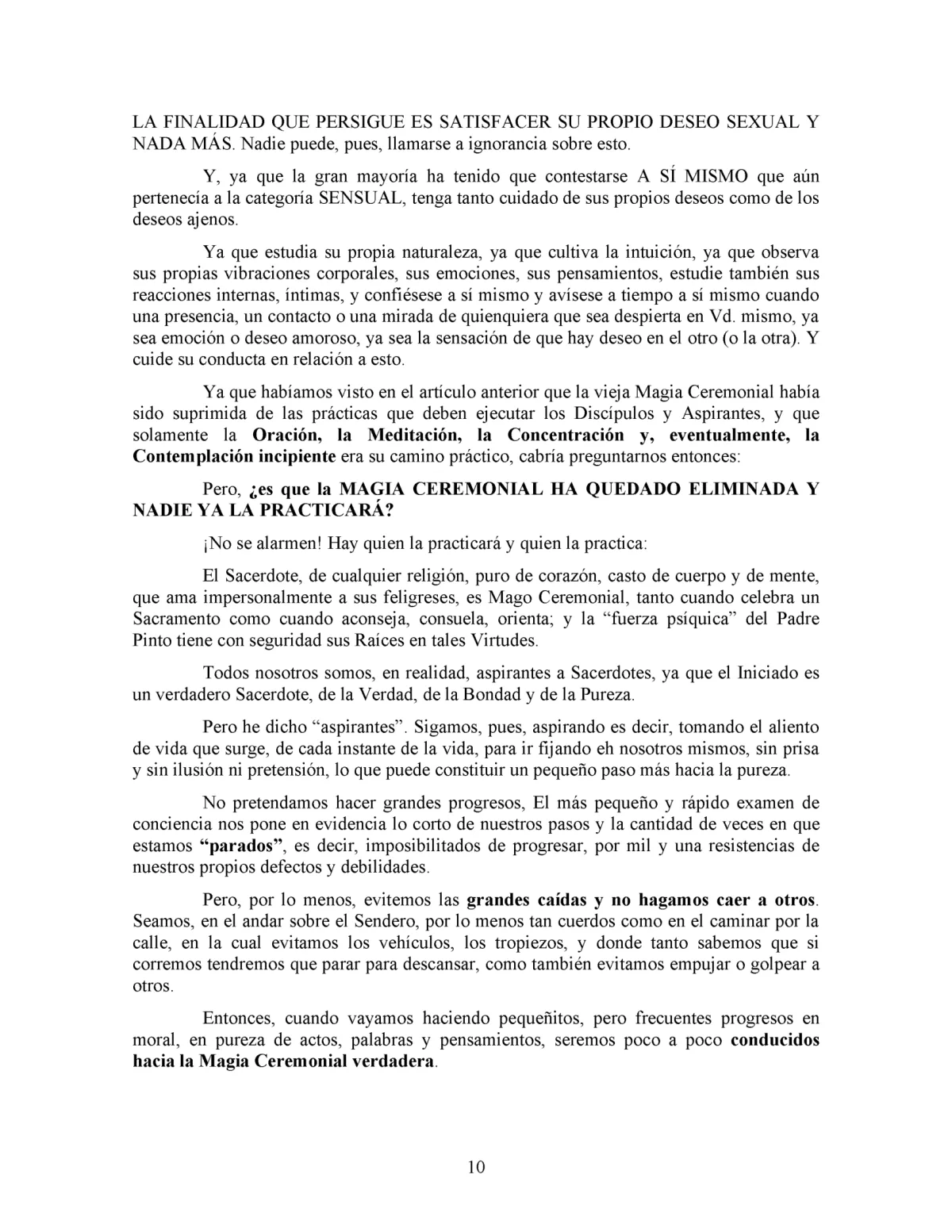 La Iniciación · Año VI, Nº 68 · December 1947, page 10
