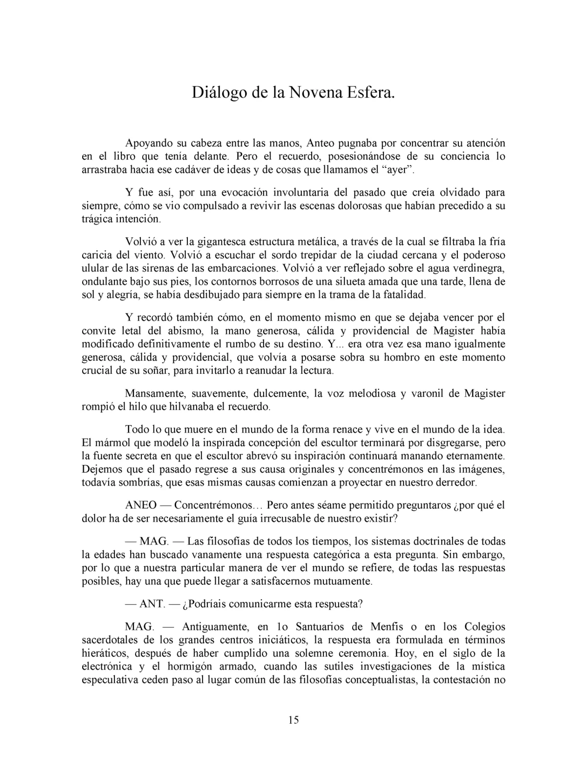 La Iniciación · Año VI, Nº 68 · December 1947, page 15