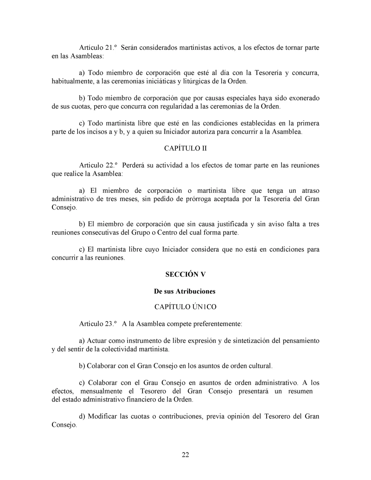 La Iniciación · Año VI, Nº 68 · December 1947, page 22